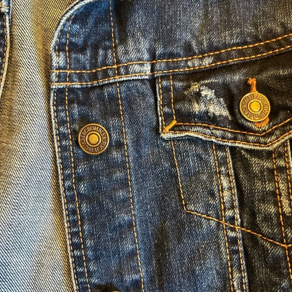 Abercrombie & Fitch Blue Jean Jacket - Picture 2 of 12